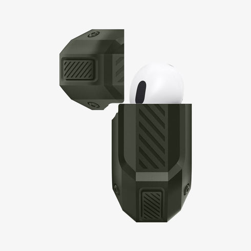 ASD00537 - Apple AirPods Pro Case Tough Armor in black showing the front